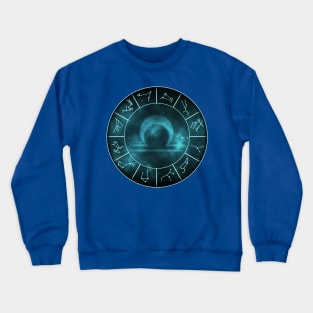 Libra Zodiac Symbol Crewneck Sweatshirt